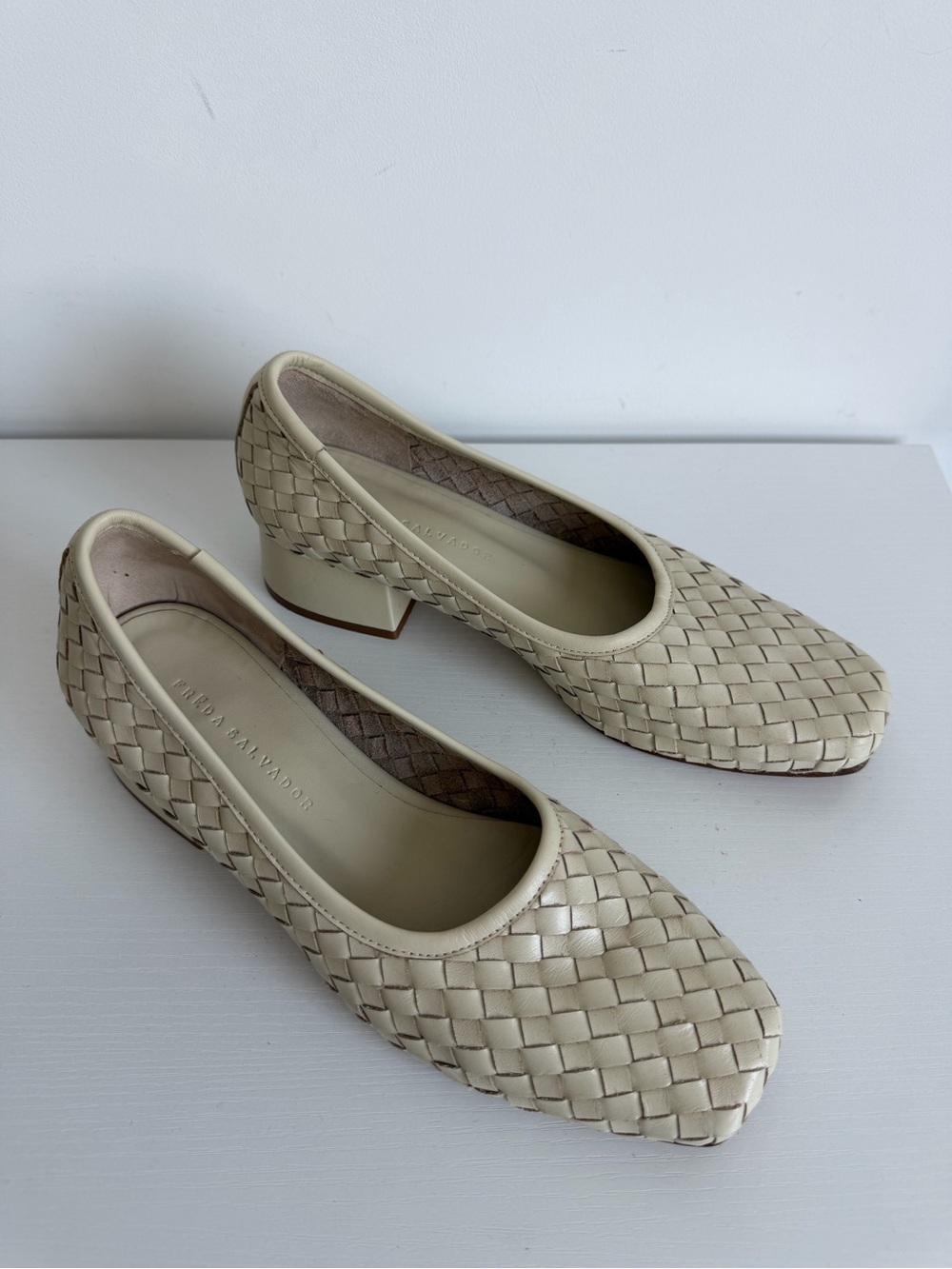 Freda Salvador 7 Jayla Woven Ballet Heel